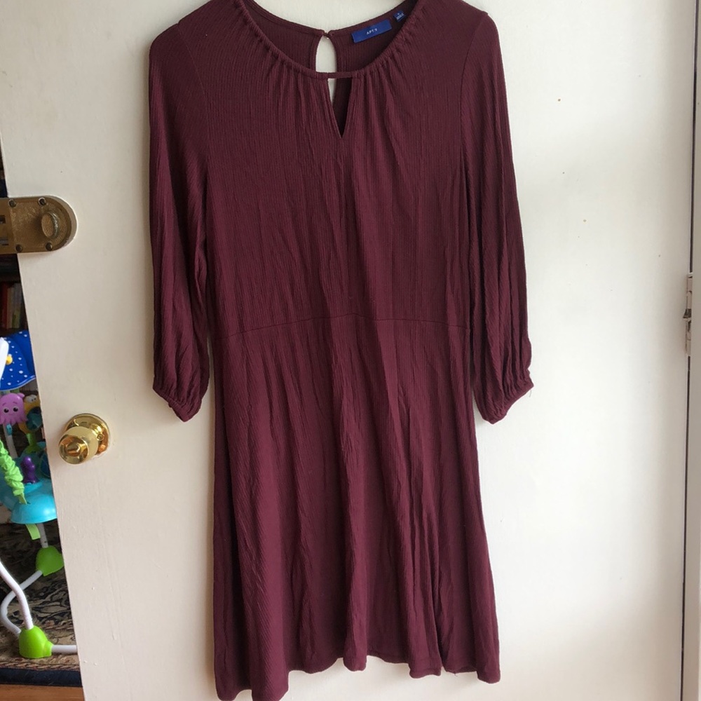 Apt. 9 Maroon Dress Size S